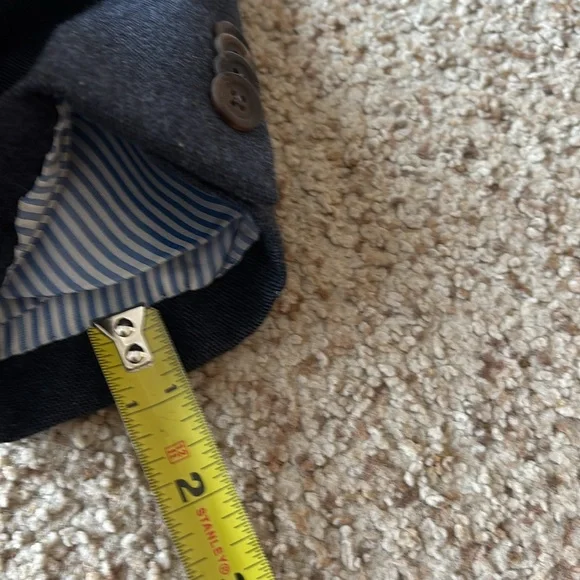 *Luxury* Finamore 1925 Napoli Navy Hand Tailored Patch Pocket Blazer Eu 52 US 40 - Picture 12 of 16